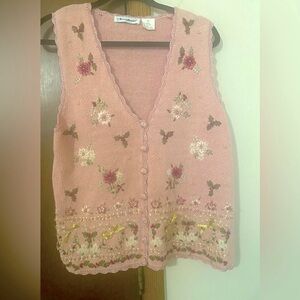 Alyssa Brooke woman’s vintage sweater vest